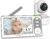 HelloBaby 4.3” Video Baby Monitor No WiFi, 30 Hours Battery