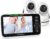 HelloBaby 6″ Split Screen Video Baby Monitor with 2 Cameras, No WiFi