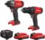 CRAFTSMAN V20 MAX Cordless Drill Driver and Impact Driver Set, Power Tool Set with 2 Batteries and Charger, LED Work Light, 2 Bits, Bag (CMCK200C2)
