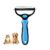 Dematting Comb for Dogs and Cats, Undercoat Rake Pet Brush for Long Hair, Deshedding Dog Brush Removes Tangles Knots and Loose Fur, Grooming Tool for Thick Coats (Blue L)