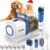 Buenkee Dog Grooming Vacuum Kit, 15000Pa Clipper, Shedding Brush, 2L, White