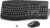 Wireless Keyboard and Mouse Combo, 2.4G Quiet Ergonomic Curved Keys(Black)