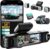 BOTSLAB 4 Channel 360° Dash Cam, 128GB Card, Voice Control, App Control