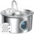 Stainless Steel Cat Water Fountain: Cat Fountain & 6 Filters + 3 Sponges