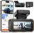 70mai A810 Lite 4K Dash Cam Front and Rear, 5GHz Wi-Fi 6 DashCam, Car Camera 4G LTE Remote Access, GPS Tracking, HDR Night Vision, 24H Parking Mode, Voice Control, Emergency Lock