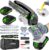 CEEPUY Mini Chainsaw Cordless,6 Inch Portable Electric Chainsaw with 2 Batterys/Automatic Oiler/Security Lock/Powered Small Handheld Saw for Trees Branches Trimming,Gifts for Father Men Dad Husband