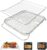 Air Fryer Replacement Parts for COSORI 26QT Smart 12 in 1 Air Fryer Toaster Oven Combo Airfryer Convection Oven Countertop,13.3”(L)×11”(W)×1”(H) Air Fryer Basket Accessories, Dishwasher Safe