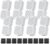 GROOKPET Pet Fountain Filter Replacement: 16 Dog Water Fountain Filters