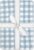 Butterblu Frankie Fitted Crib Sheet 100% Organic Cotton for Baby & Toddler Mattress, Breathable for Boys & Girls, Blue Check, One Size