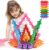 TOMYOU 200 Pieces Building Blocks Kids STEM Toys Educational Discs Sets Interlocking Solid Plastic for Preschool Boys and Girls Aged 3+, Safe Material Creativity