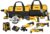 DEWALT 20V MAX Power Tools, 9 Cordless Tool Combo, Impact and Drill Driver, Oscillating Tool, Grinder,Circular and Reciprocating Saw,Right Angle Drill,Speaker,LED Light, 2 Batteries,Charger (DCK940D2)
