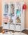 CUBEDIY Baby Closet Organizer for Nursery: Durable Baby Wardrobe for Closet – Customizable Baby Dresser Amoire Shelves – Waterproof Shelf Clothes Organizer w/Wall Fixation (White)
