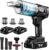 Car Vacuum Cordless, 35000PA Strong Suction Handheld Vacuum with 2 Detachable Batteries, 60Min Runtime Portable Vacuum Cleaner for Car Detailing, Pet Hair, Home Couch & Office, 350ML XL Dust Cup