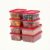 IRIS USA 16 PC Food Containers With Lids, Microwave/Dishwasher Safe