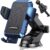Wireless Car Charger, Phone Holders for Your Car, 15W Auto Clamping Phone Mount Car Accessories for iPhone 16 15 14 13 12 Mini Pro Max 11, Samsung Galaxy S24 Ultra S23 S22+ Note 20, etc – Blue