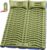 Double Camping Sleeping pad with Pillow & Built-in Foot Pump