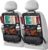 LUCMO Car Backseat Organizer with Touch Screen Tablet Holder, Black